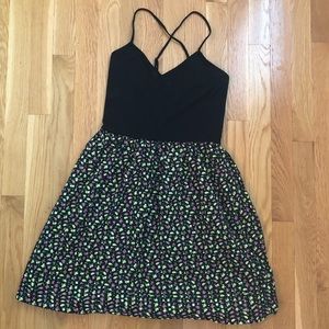 Victoria’s Secret Pink Dress- black and floral